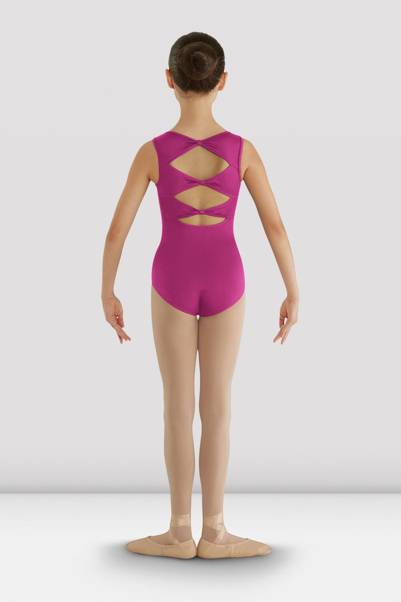 Girls Gladiolus Diamond Back Leotard - BLOCH US