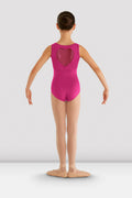 Girls Miame Heart Mesh Leotard - BLOCH US