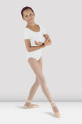 Girls Short Sleeve Round Neck Leotard - BLOCH US