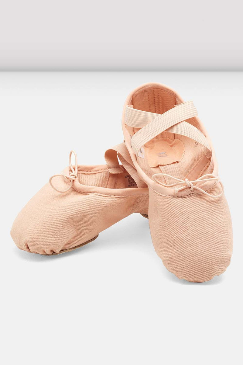 Girls Zenith Stretch Canvas Ballet Shoes - BLOCH US