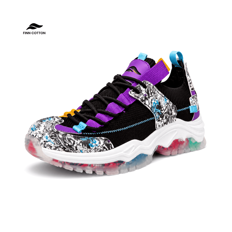 Finn Cotton Sneakers Graffiti Graffiti Chunky Streetwear Sneakers | Finn Cotton