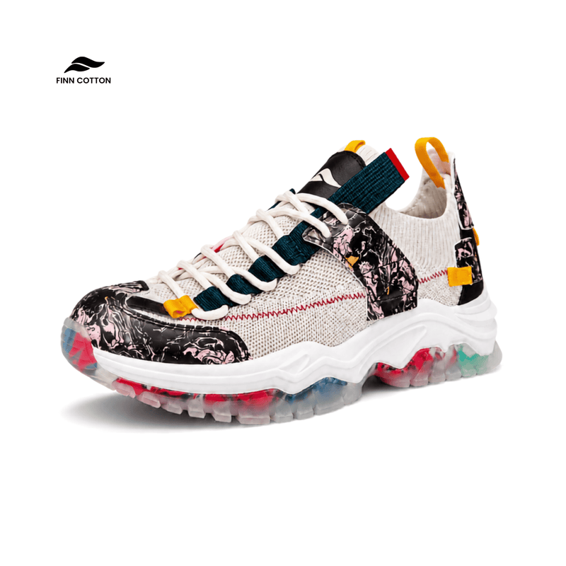 Finn Cotton Sneakers Graffiti Graffiti Chunky Streetwear Sneakers | Finn Cotton