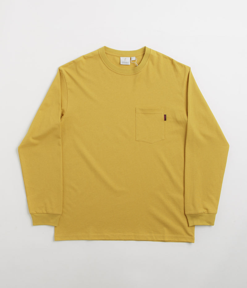 Gramicci Long Sleeve Pocket T-Shirt in Deep Yellow
