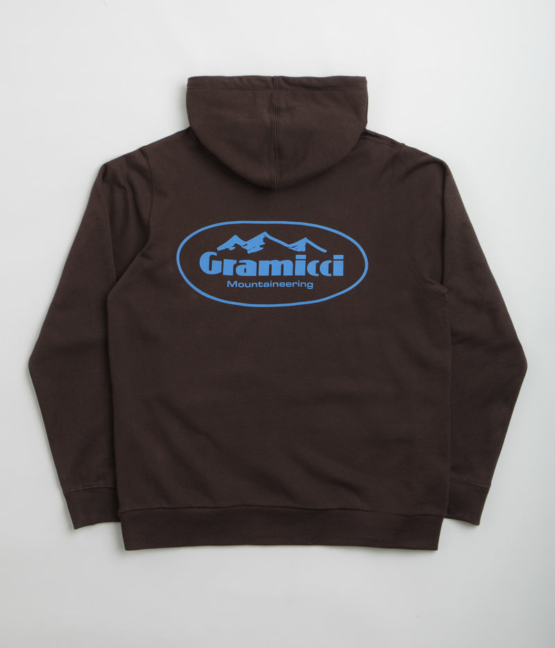 Gramicci Mountaineering Hoodie in Dark Brown