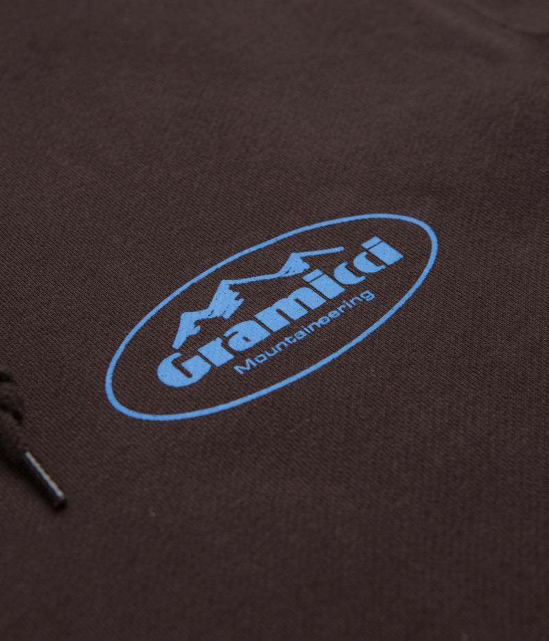 Gramicci Mountaineering Hoodie in Dark Brown