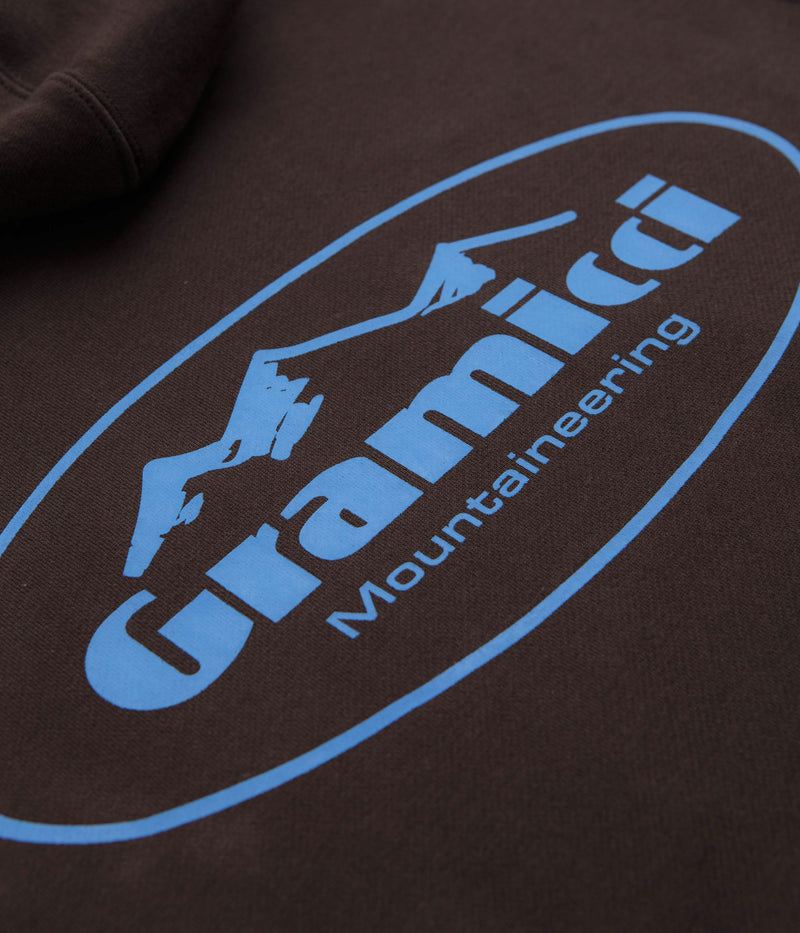 Gramicci Mountaineering Hoodie in Dark Brown