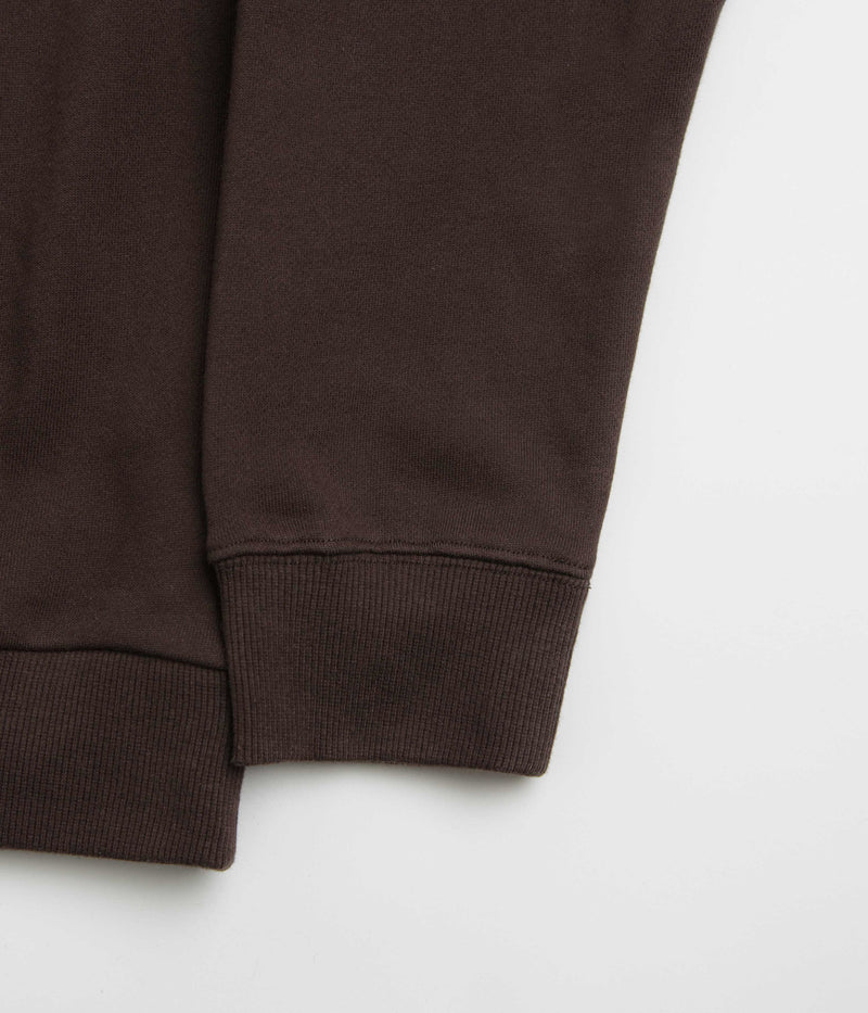 Gramicci One Point Hoodie in Dark Brown