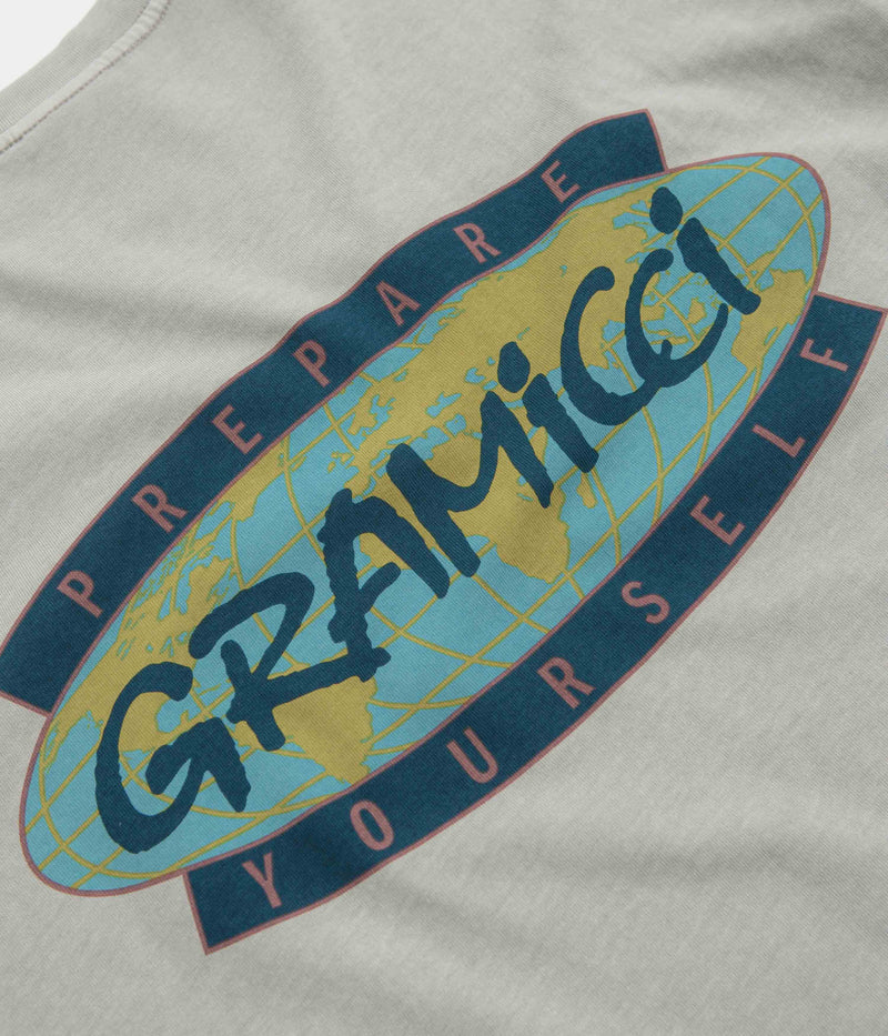 Gramicci Prepare Yourself T-Shirt in Pigment Slate