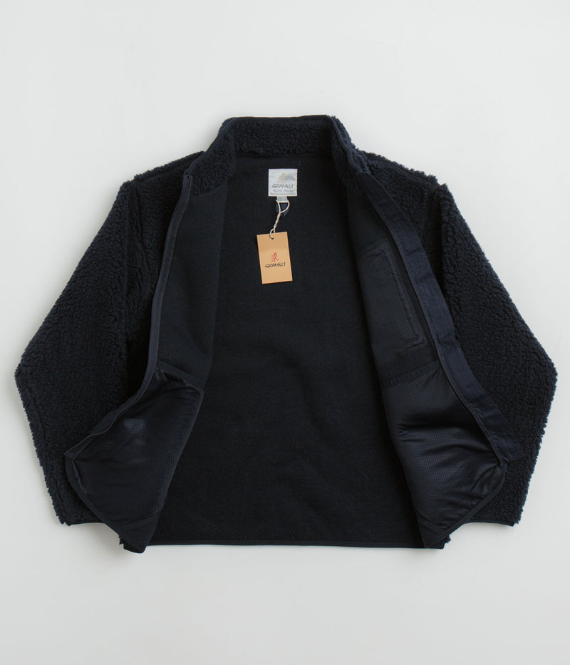 Gramicci Sherpa Jacket in Navy and Navy
