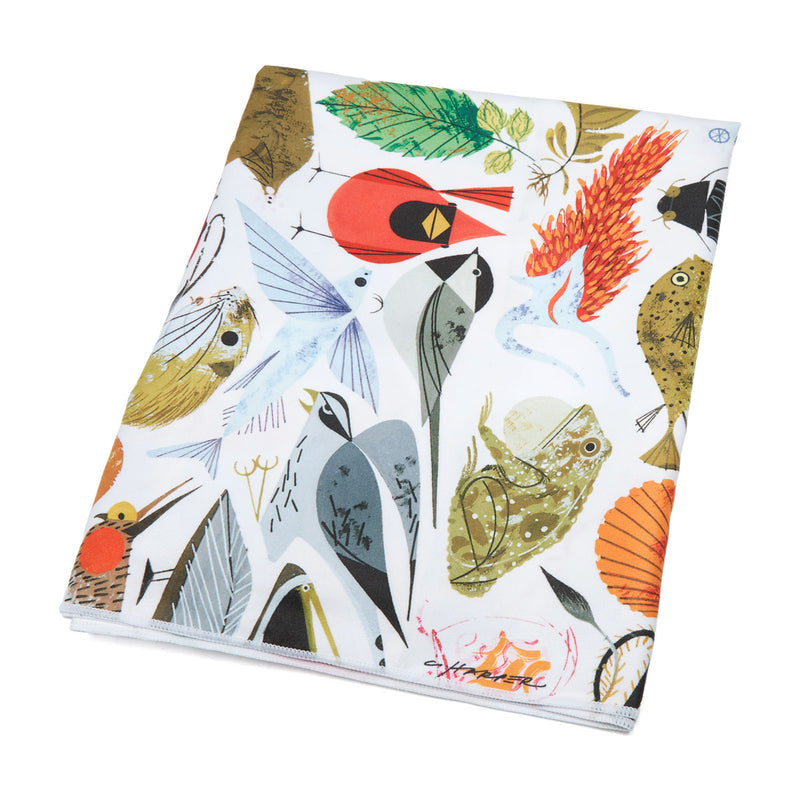 Habitat Charley Harper Tree Of Life Yoga Towel - Multi