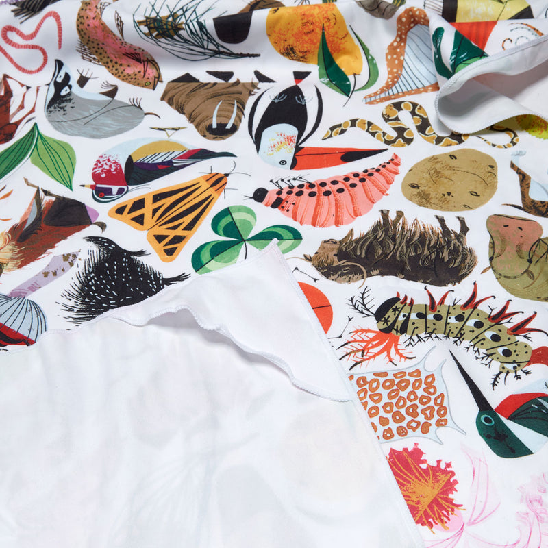 Habitat Charley Harper Tree Of Life Yoga Towel - Multi