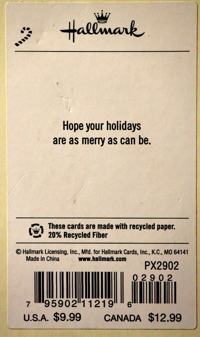 Hallmark Ho! Ho! Ho! Christmas Cards & Envelopes Set