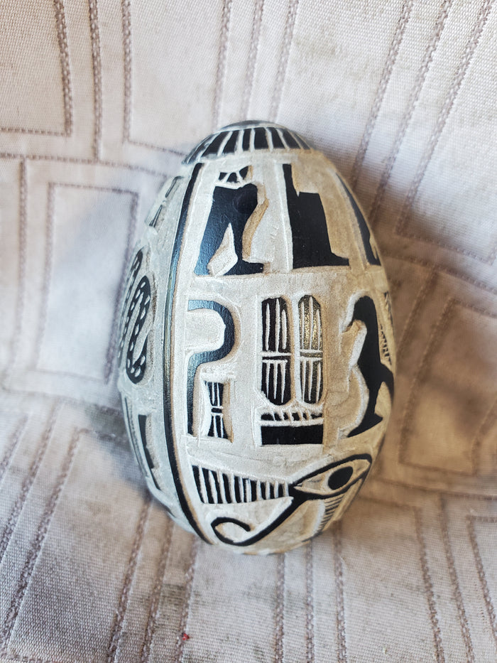 Hand Carved Stone Egg