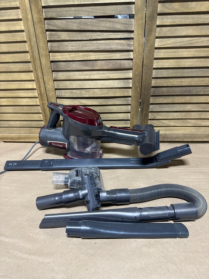Handheld Shark Rocket Vacuum With Accessories - Powers On