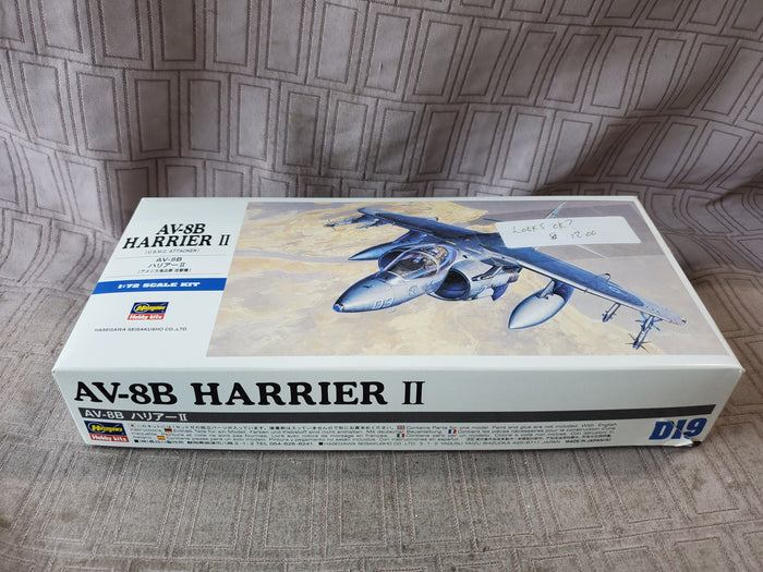 Hasegawa Hobby Kits AV-8B Harrier II 1:72 Scale Kit UNUSED