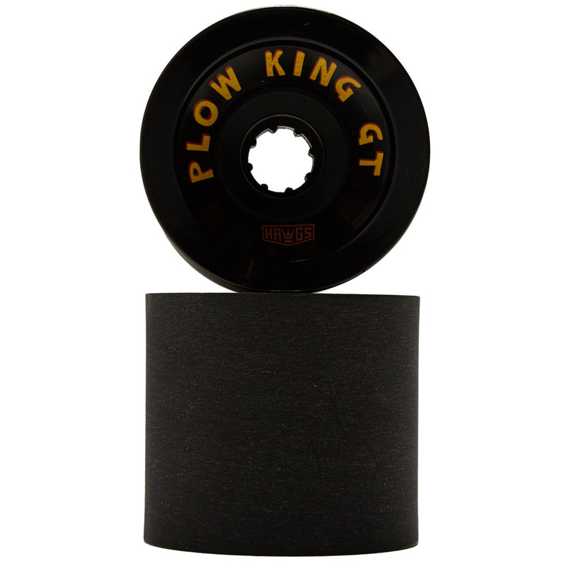 Hawgs Plow King GT 76a Longboard Wheels - Black - 74mm