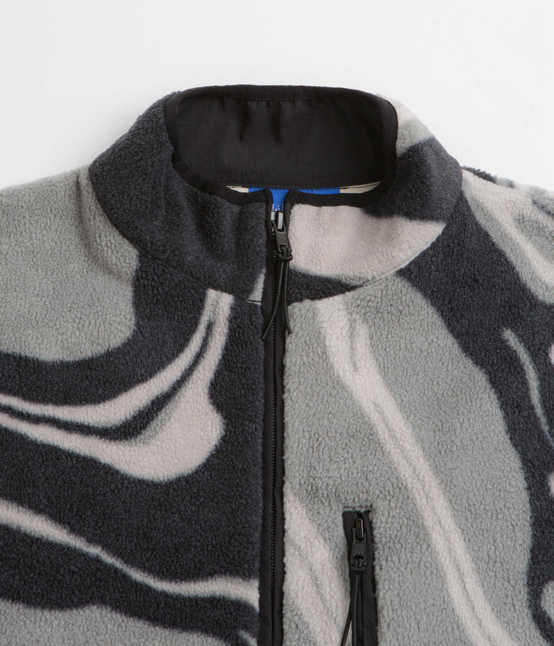 Helas Avalanche Fleece in Grey and Black