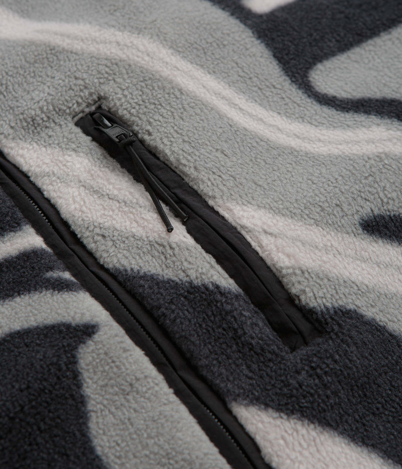 Helas Avalanche Fleece in Grey and Black