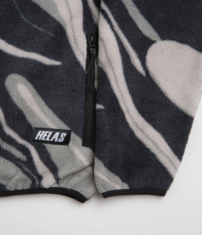 Helas Avalanche Fleece in Grey and Black