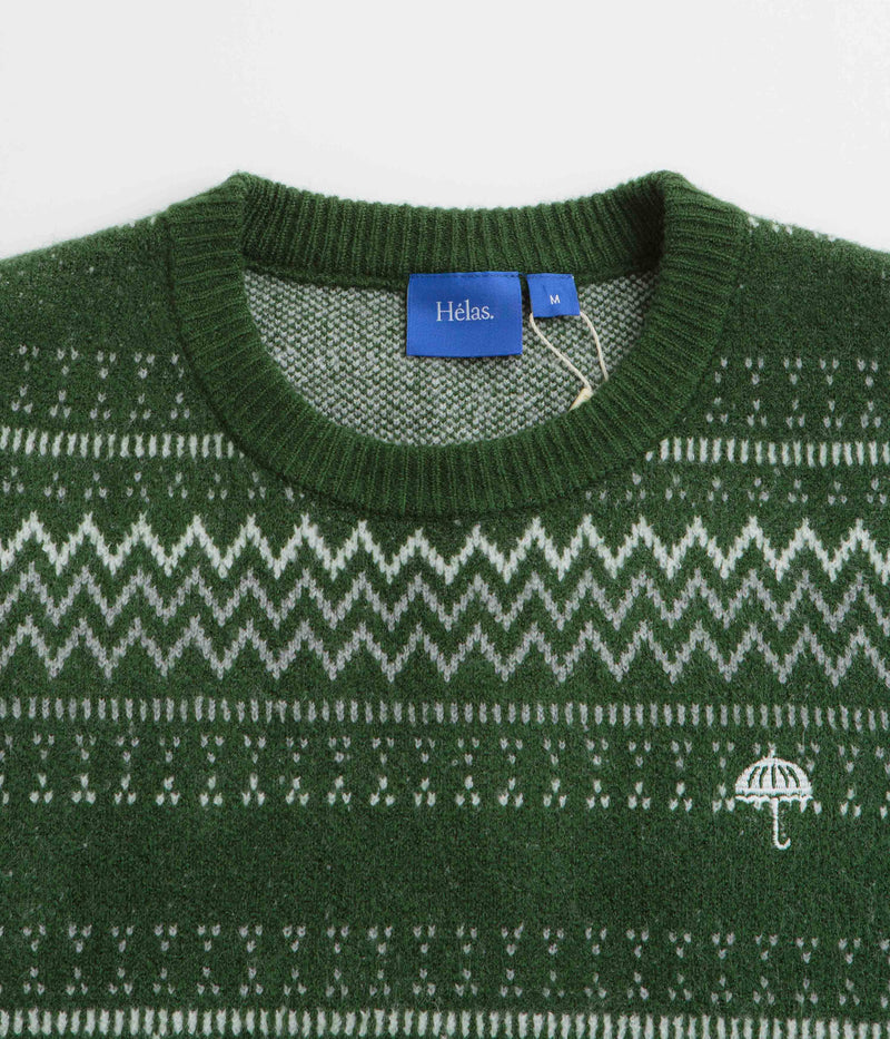 Helas Chalet Crewneck Sweatshirt in Green