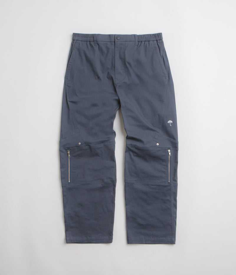 Helas Station Utility Pants in Grey Blue
