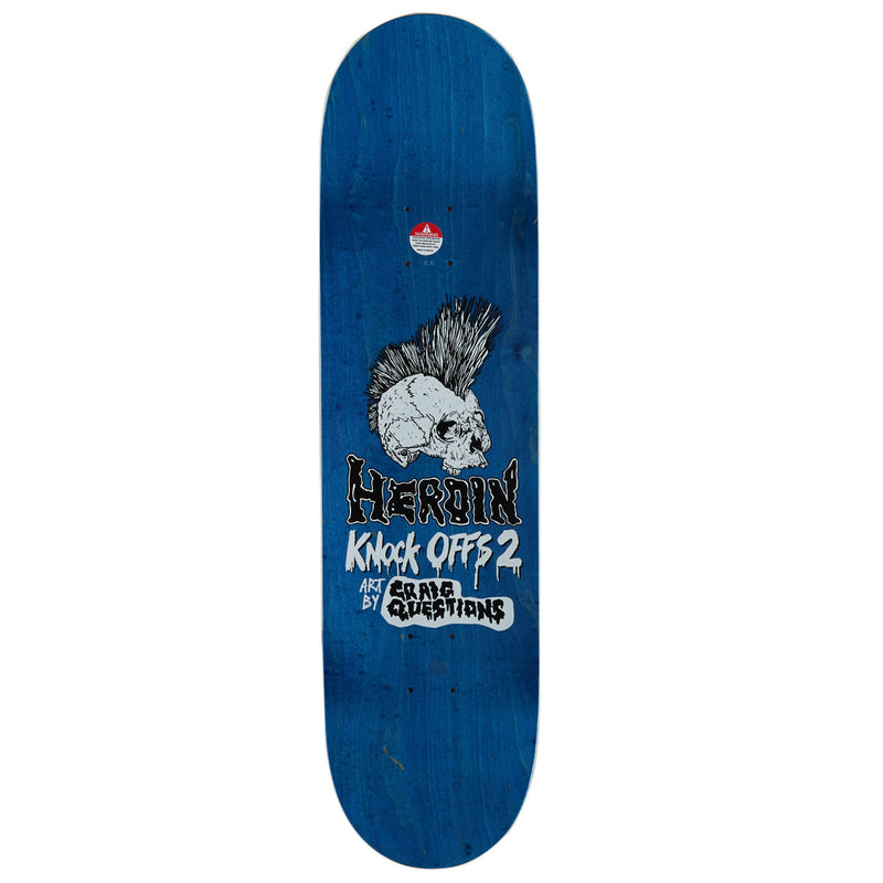 Heroin Aaron Wilson KO2 Skull Priest Skateboard Deck - 8.50"