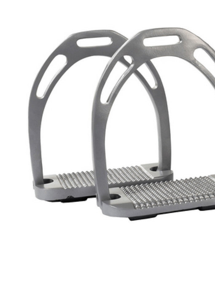 HKM Aluminium Stirrup - Silver- 12 cm