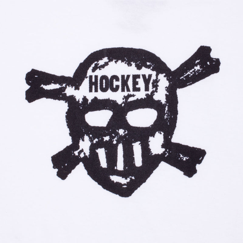 Hockey Youth Skull T-Shirt - White
