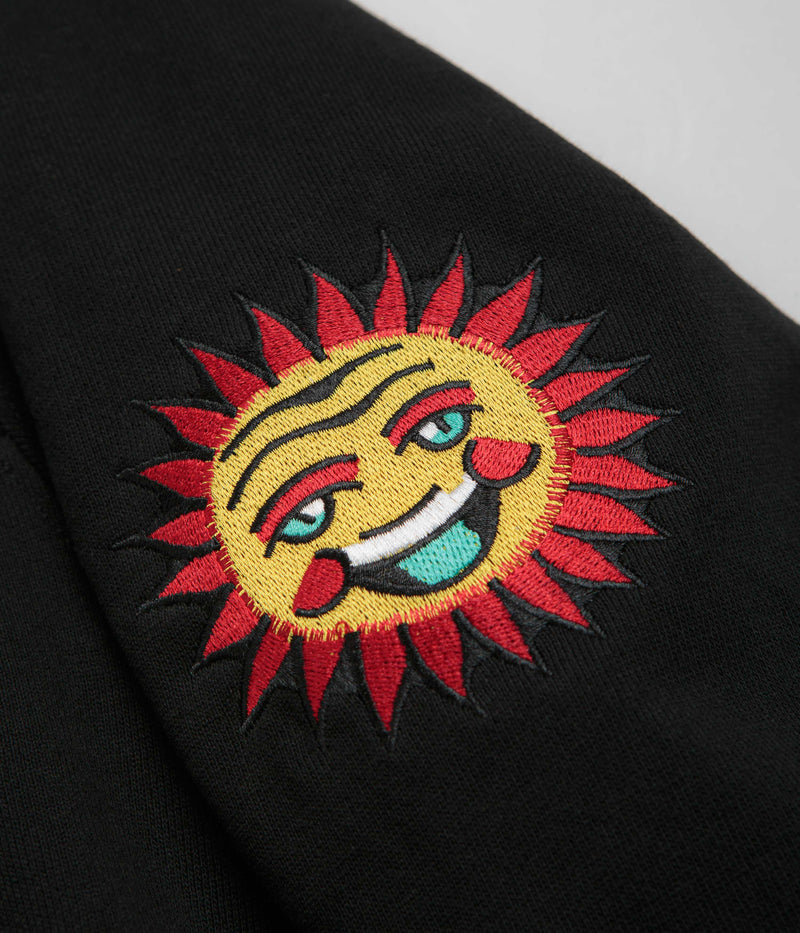 HUF Bledsoe 1/4 Zip Fleece in Black