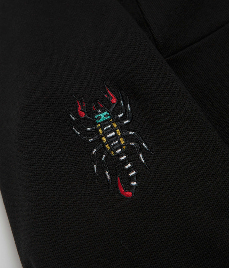 HUF Bledsoe 1/4 Zip Fleece in Black