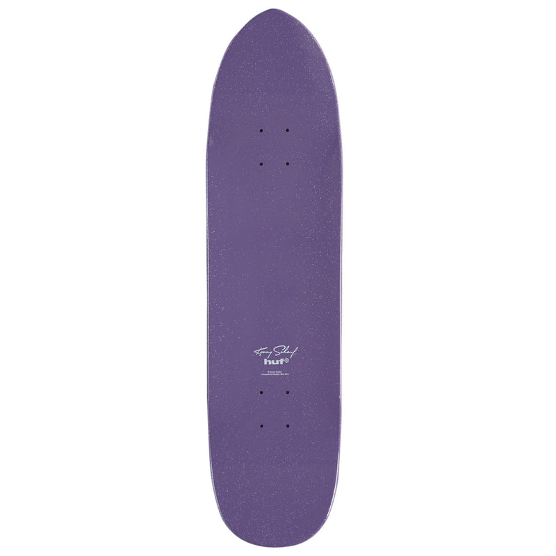 HUF Karbombz Cruiser Skateboard Deck - Purple - 8.50"
