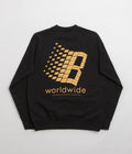 HUF x Bronze 56K Crewneck Sweatshirt in Black