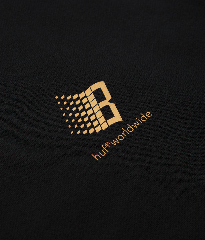 HUF x Bronze 56K Crewneck Sweatshirt in Black