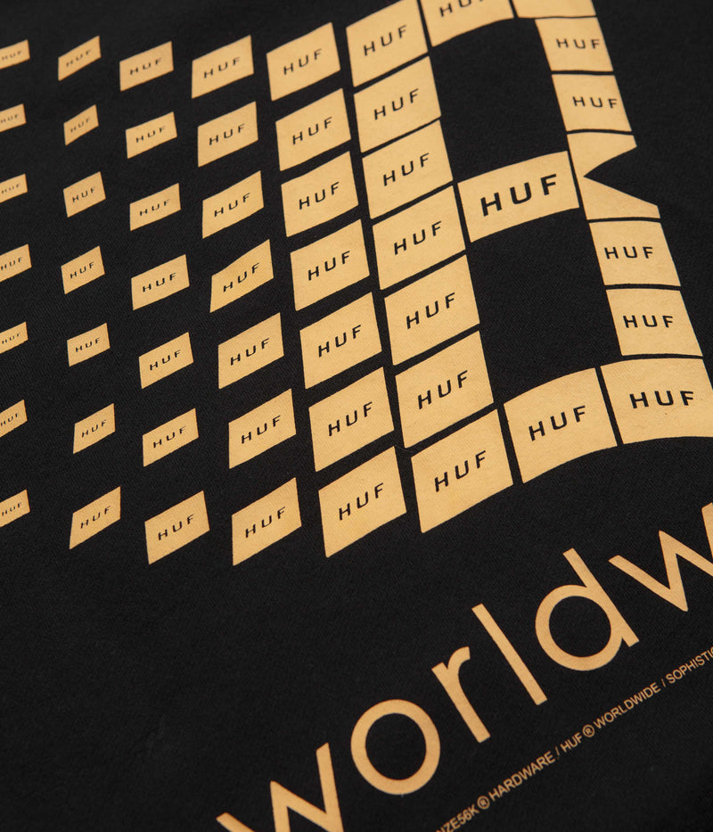 HUF x Bronze 56K Crewneck Sweatshirt in Black