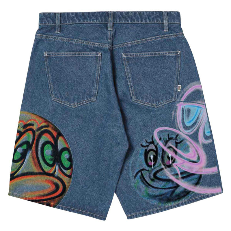 HUF x Kenny Scharf Spray Guys Denim Shorts - Multi