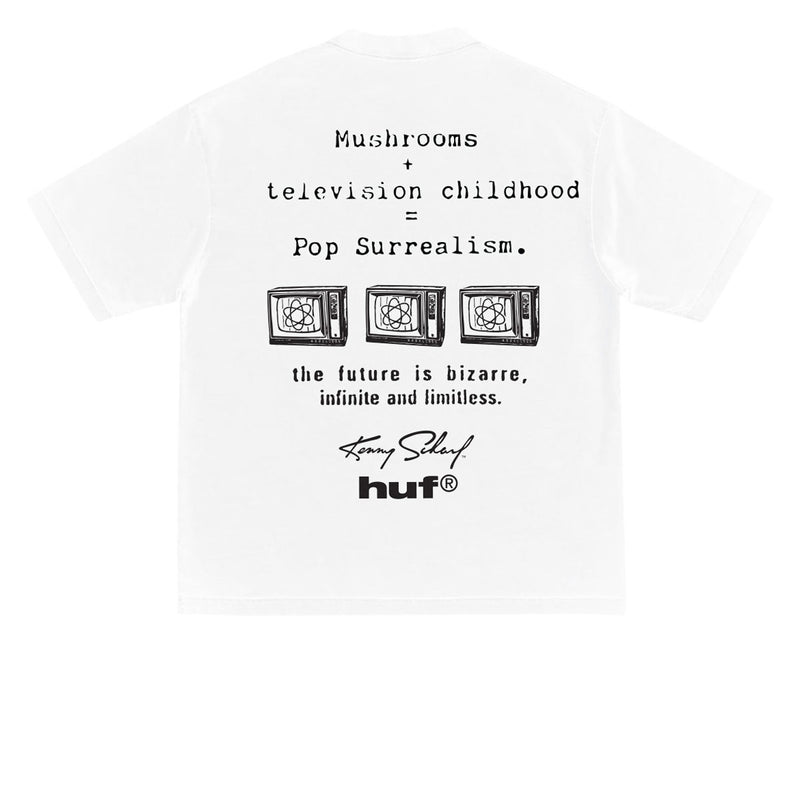 HUF x Kenny Scharf Television Childhood T-Shirt - White