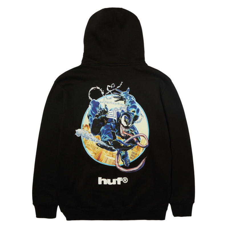 HUF x Marvel Venom Full Zip Hoodie - Black