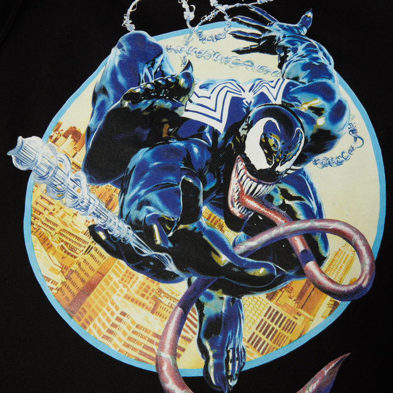 HUF x Marvel Venom Full Zip Hoodie - Black