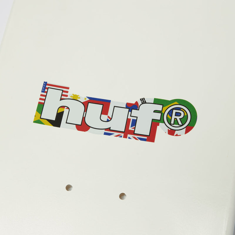 HUF x Mickey Mouse Worldwide Tour Skateboard Complete - White - 8.25"