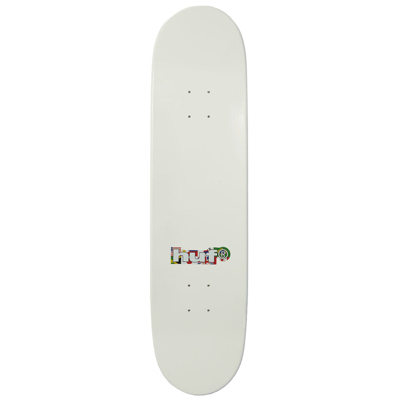 HUF x Mickey Mouse Worldwide Tour Skateboard Deck - White - 8.25"