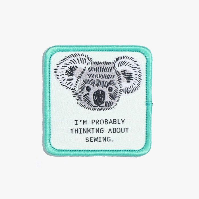 I'm Probably Thinking About Sewing Iron On Patch| KATM