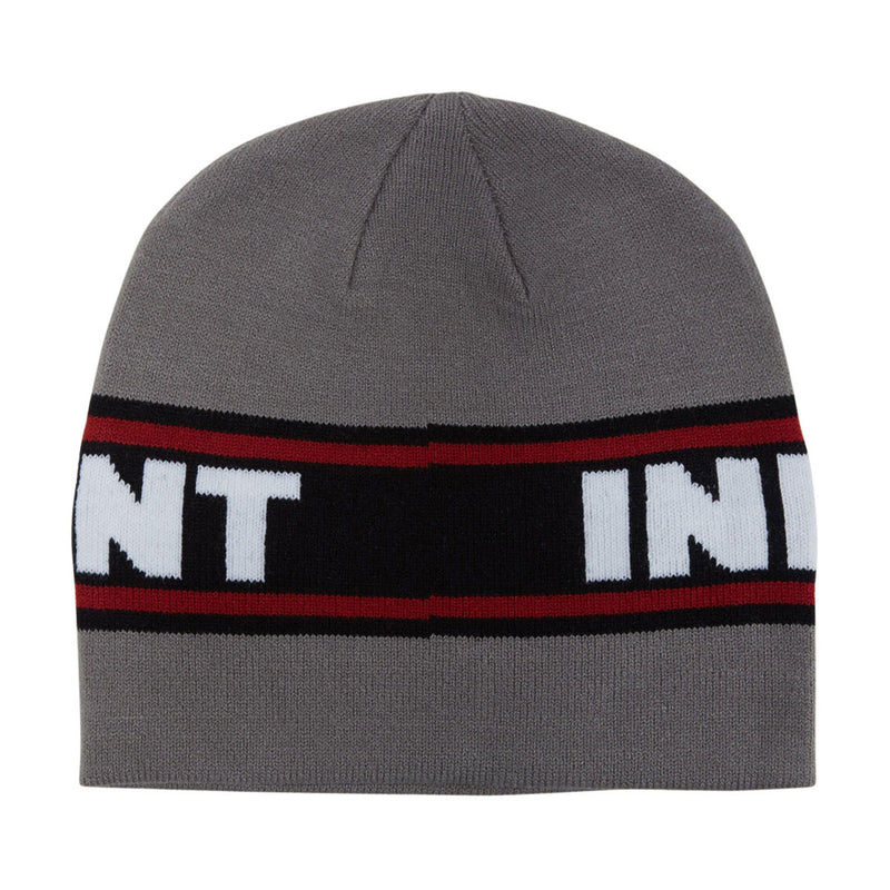 Independent Bar Logo Skull Beanie - Grey