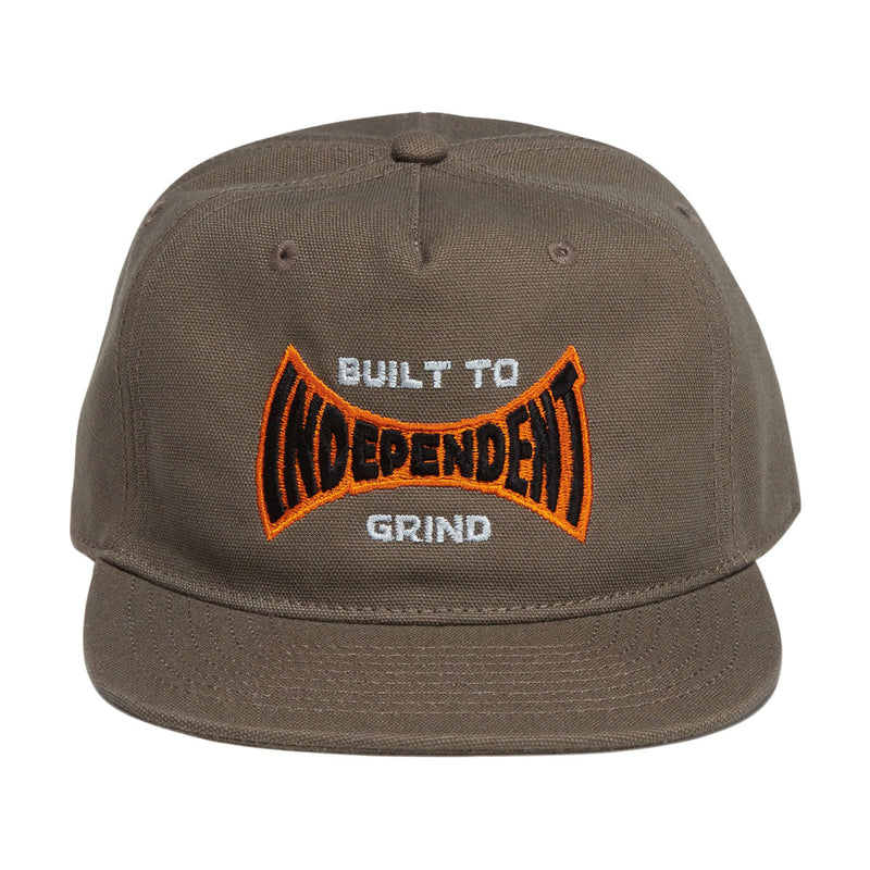 Independent Built To Grind Span Snapback Hat - Walnut