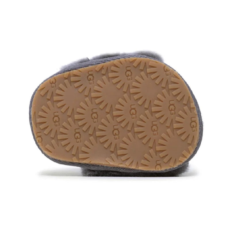 Infant UGG Fluff Yeah Slide Charcoal (1098577I-CHRC)