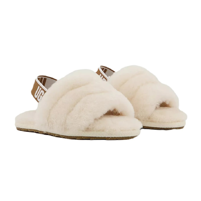 Infant UGG Fluff Yeah Slide Natural (1098577I-NAT)