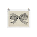 Ink Bow Print