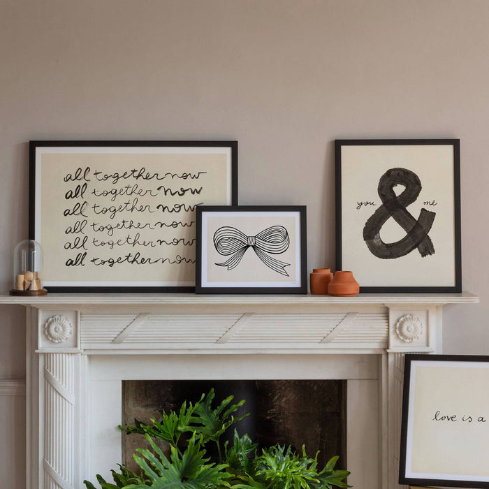 Ink Bow Print
