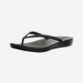 Iqushion Ergonomic Flip-Flops All Black