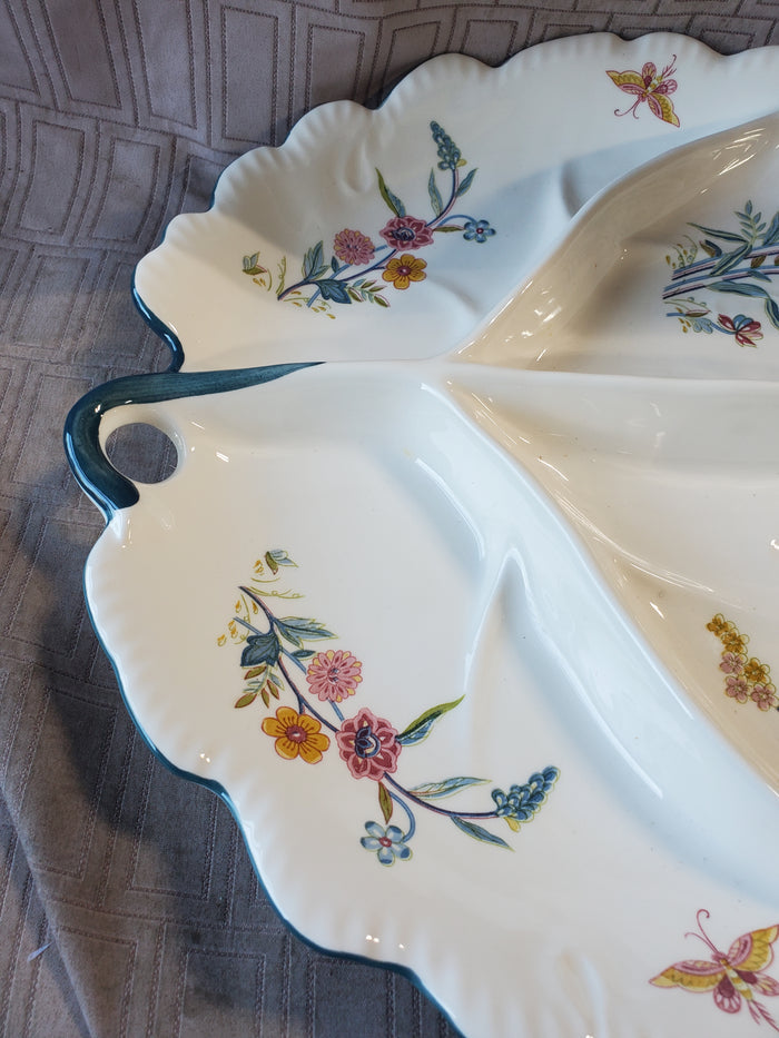 Jardin by Andrea by Sadek Divided Leaf Platter