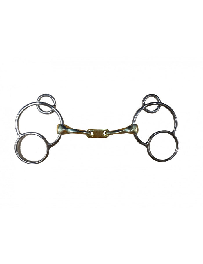 Jump'In Twisted French Link German 3 Ring Gag